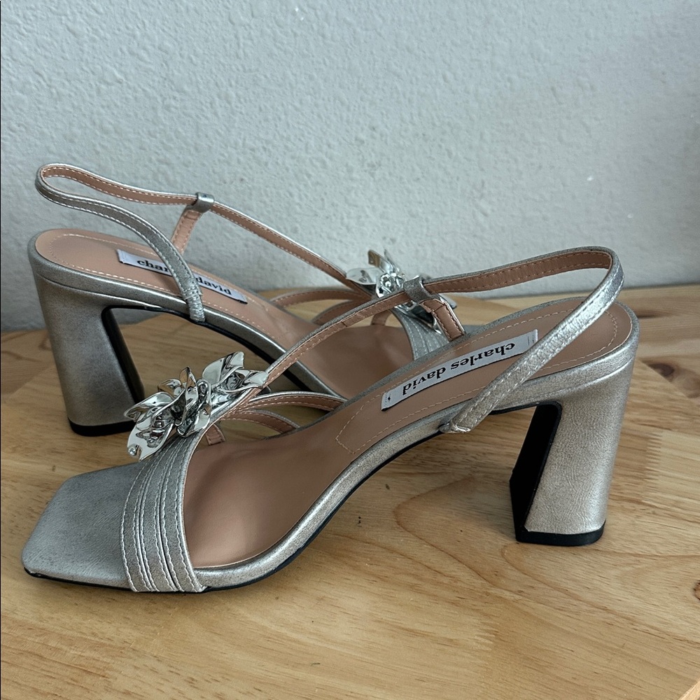 Charles David Womens Rome Heeled Sandals new 7.5M - Picture 4 of 7